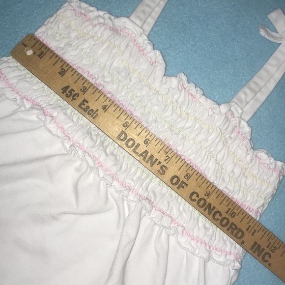 DISNEY FAIRIES Tinker Bell smocked dress NEW size 7 / 8 - Picture 6 of 6